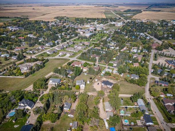 istock Aerial View of Waldheim, Saskatchewan 1937691087