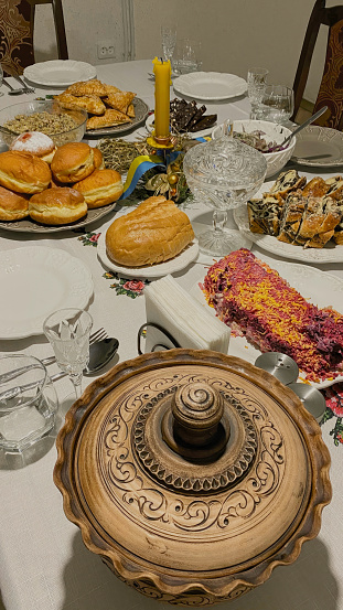 Celestial Banquet: Christmas Dinner Elegance