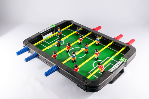 Classic Colored Plastic Foosball Football Toy Game