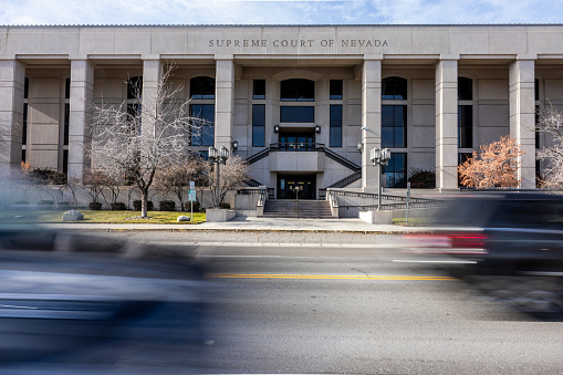 Nevada State Supreme Court in Carson City, Nevada.