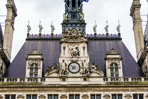 Photo image a Beautiful panoramic view of Paris City