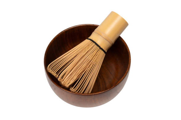 istock Bamboo crown and bamboo bowl isolated on a white background. 1937823008