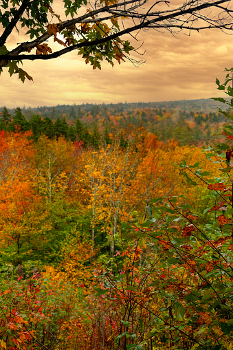 Smugglers' Notch State Park in autumn, New England