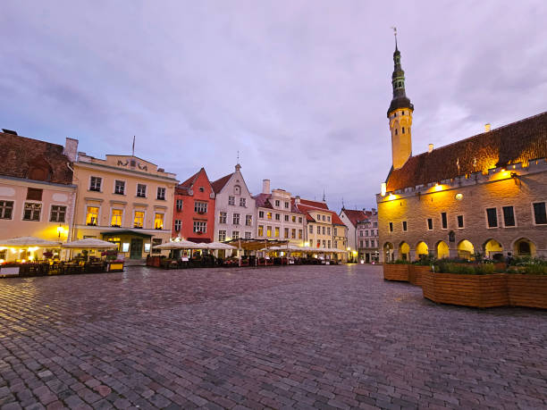 istock Tallinn Town Hall Square (Raekoja plats), Estonia 1937956000
