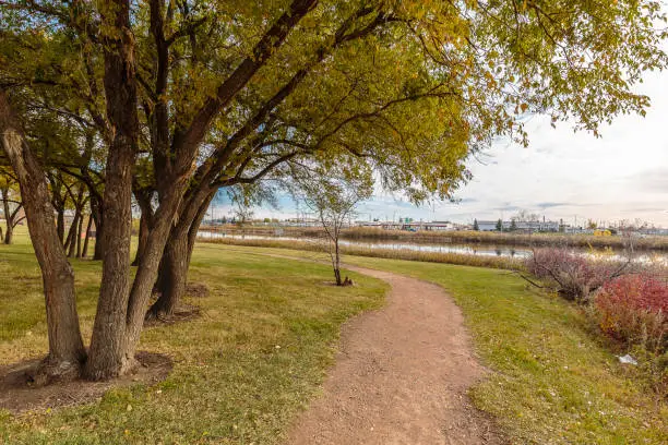 RCAF Memorial Park is located in the Airport Business Area neighborhood of Saskatoon.