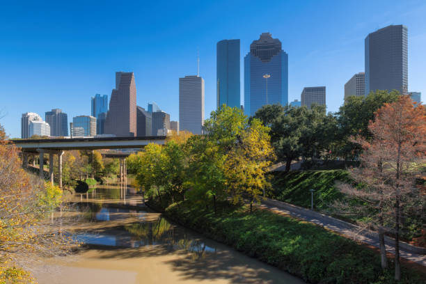 istock Houston skyline at sunny day in Houston, Texas 1938085487
