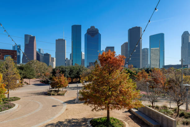 istock Houston skyline at sunny day in Houston, Texas 1938086024
