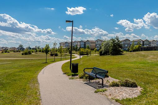 Al Anderson Park is located in the Hampton Village neighborhood of Saskatoon.