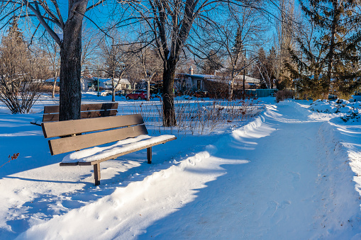 Albert Milne Park is located in the Greystone Heights neighborhood of Saskatoon.