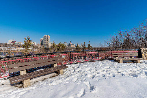 Rotary Park is located in the Nutana neighborhood of Saskatoon.