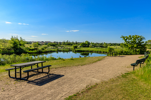 Lakewood Park is located in the Wildwood neighborhood of Saskatoon.