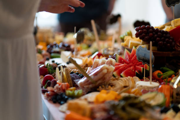 istock Luxury High End Charcuterie Event Food 1938298235