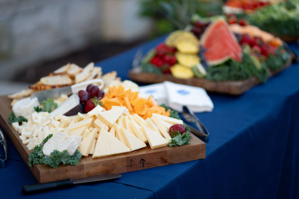istock Cheese and Fruit Platters at Event 1938299269