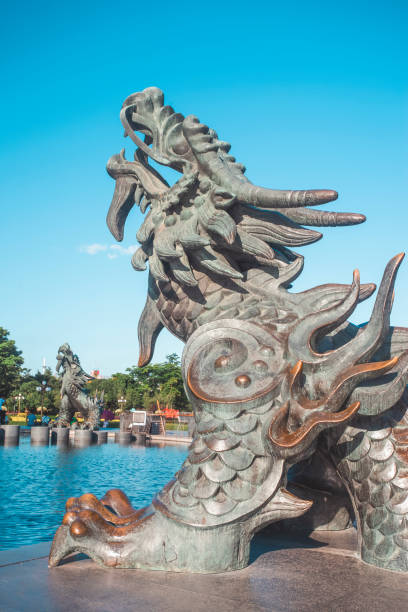 istock Bronze dragon statue in Forbidden City 1938568232