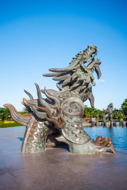 istock Bronze dragon statue in Forbidden City 1938568239