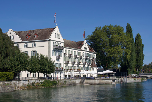 Seehotel of the Steigenberger Group on the shore of Lake Constance in Konstanz - Germany.