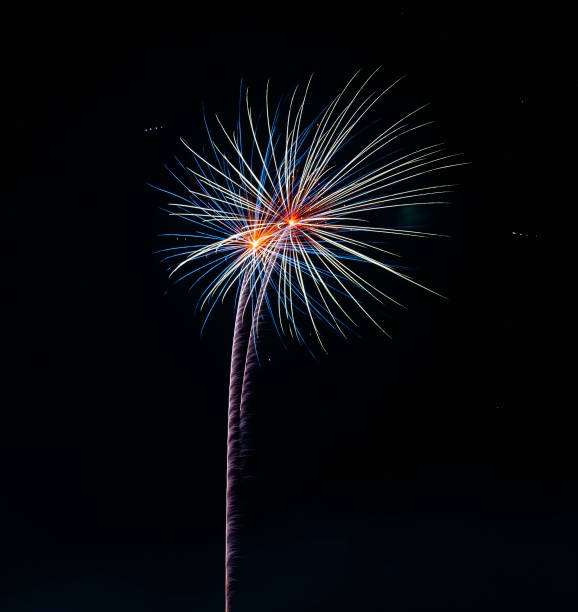istock Fireworks explode in the dark sky to celebrate. 1938612962