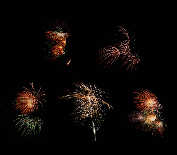 istock Fireworks explode in the dark sky to celebrate. 1938612966