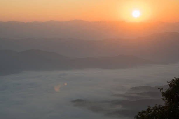 istock Warming sunrise fog 1938692187