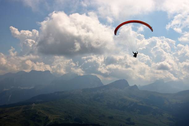 istock Paragliding on alps in Alta Badia 1938812570