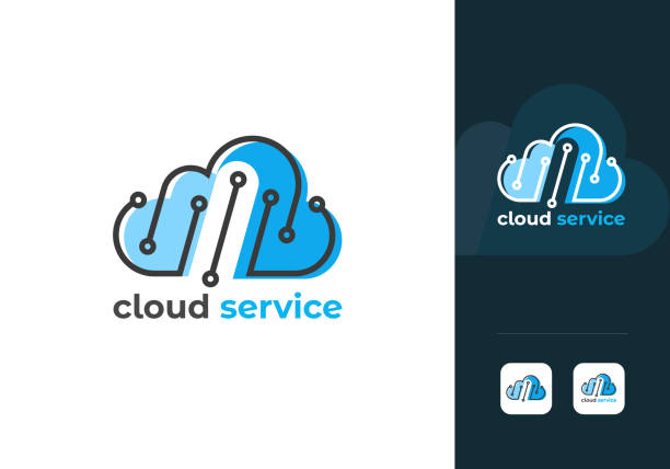Cloud Logo Design Vector Template. Modern Abstract AI Based Cloud Server Company Line Art Logo. Cloud Network or Storage or Broadband or ISP Company Logo With App Icon. It's A Cloud Logo Design Vector Template. It's Modern Abstract AI Based Cloud Server Company Line Art or Outline Design. A Cloud Network or Storage or Broadband or ISP Company Can Use This Logo. App Icon Is Included In This Template. broadband isp stock illustrations