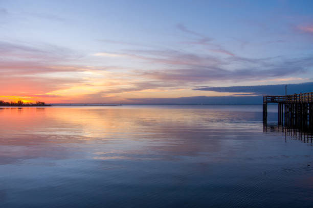 istock Bayfront Park at sunset in Daphne, Alabama 1938884513