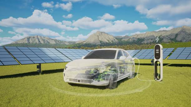 istock White Car Charging At The Electric Vehicle Charging Station With Solar Panel 1939054572