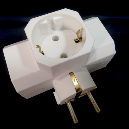 Type C electrical plugs are commonly used in Europe, South America, and Asia. They are also known as Europlugs.