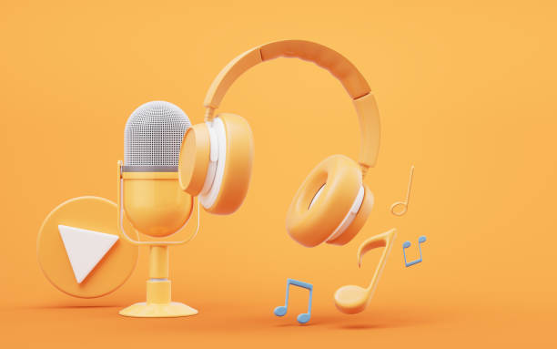 istock Music instruments with cartoon style, 3d rendering. 1939097228