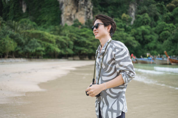 istock Influencer working and travel in krabi 1939320288