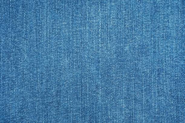 istock Close-up of blue denim jeans fabric texture background. 1939320838