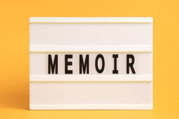 istock The word memoir on lightbox isolated yellow background 1939325578