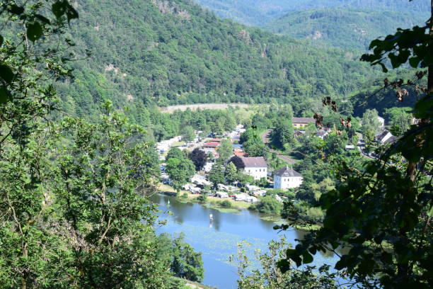 istock Lahn valley with a village 1939380432