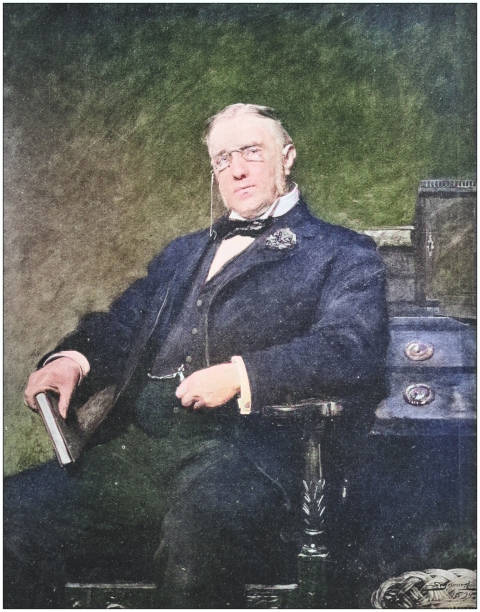 istock Antique photo of paintings: Man 1939418741