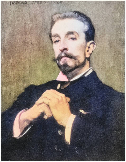 istock Antique photo of paintings: Man 1939421937