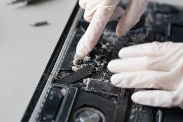 istock cleaning laptop inside from dust and dirt, service maintenance 1939430022