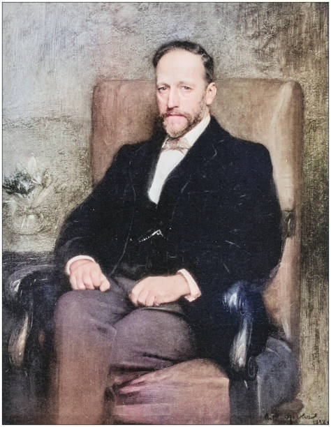 istock Antique photo of paintings: Man 1939433313