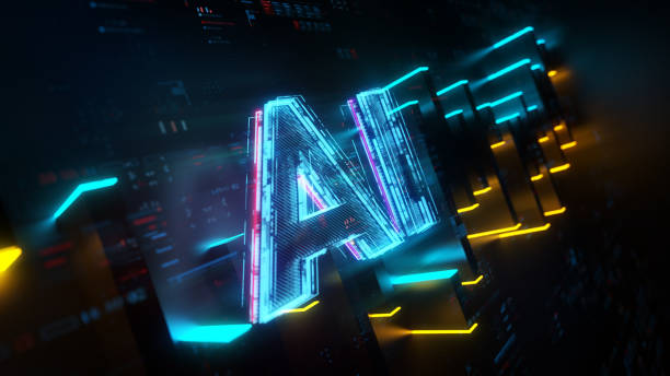 istock Digital AI hologram  on future tech background. Productivity of AI evolution. Futuristic AI icon and abstract chart in world of technological progress and innovation. CGI 3D render 1939453889