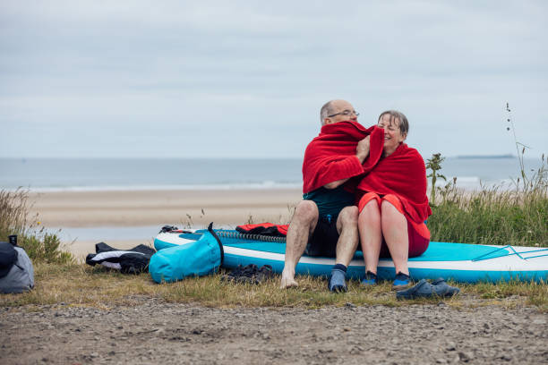 istock Couple Sharing a Towel 1939500746