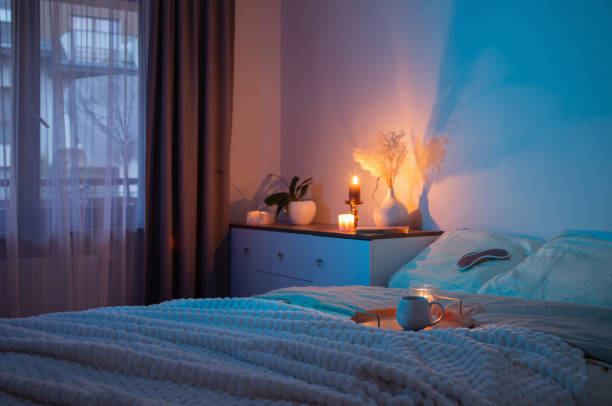istock cup of tea in bedroom at night 1939533712