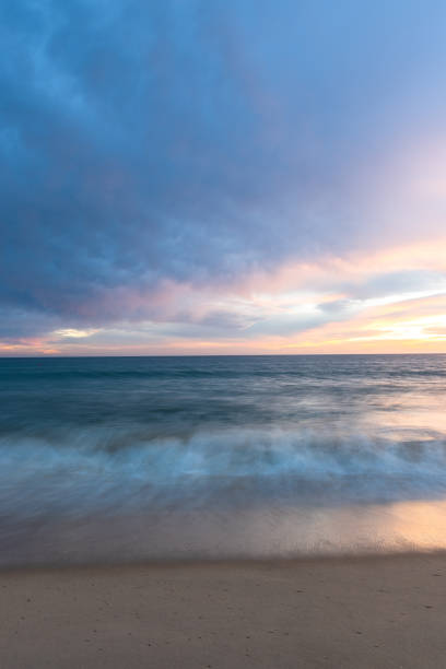 istock Sunset at sandy beach on Altantic Ocean coast in Portugal 1939559028