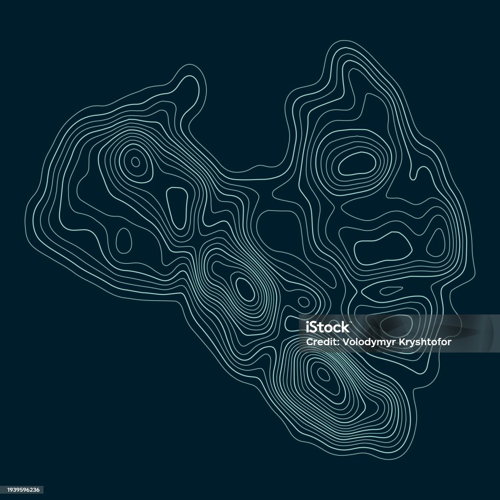 Map Line Abstract Topographic Map Lines Background Abstract Vector Illustration Stock ...