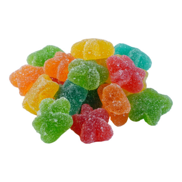 istock Jelly stars sugar coated sweets isolated on white background 1939677214