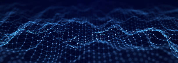 istock Corrupted network or connection. Abstract digital background of points and lines. Glowing plexus. Big data. Abstract technology science background. 3d rendering 1939705138
