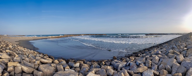 coast of the sea, photo as a background, digital image