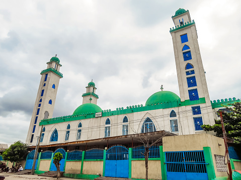 Grand Mosque de Brazzaville in Brazzaville in The Republic Of Congo.