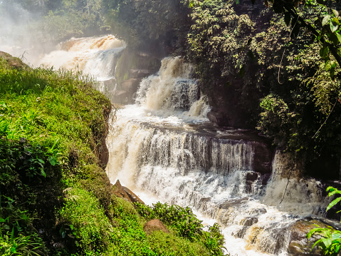 The Loufoulakari Falls near Brazzaville in the Republic of Congo.