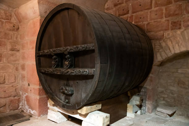 istock Old barrel in the wine cellar 1939829980