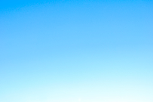 Nice cloudless empty blue sky panorama background
