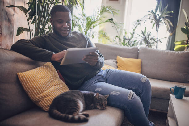 istock Video Call Joy on Tablet at Home 1939865854